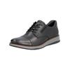 Schnürschuh RIEKER "Rieker Halbschuhe Glattleder", Herren, Gr. 43, schwarz, Glattleder, casual, Schuhe