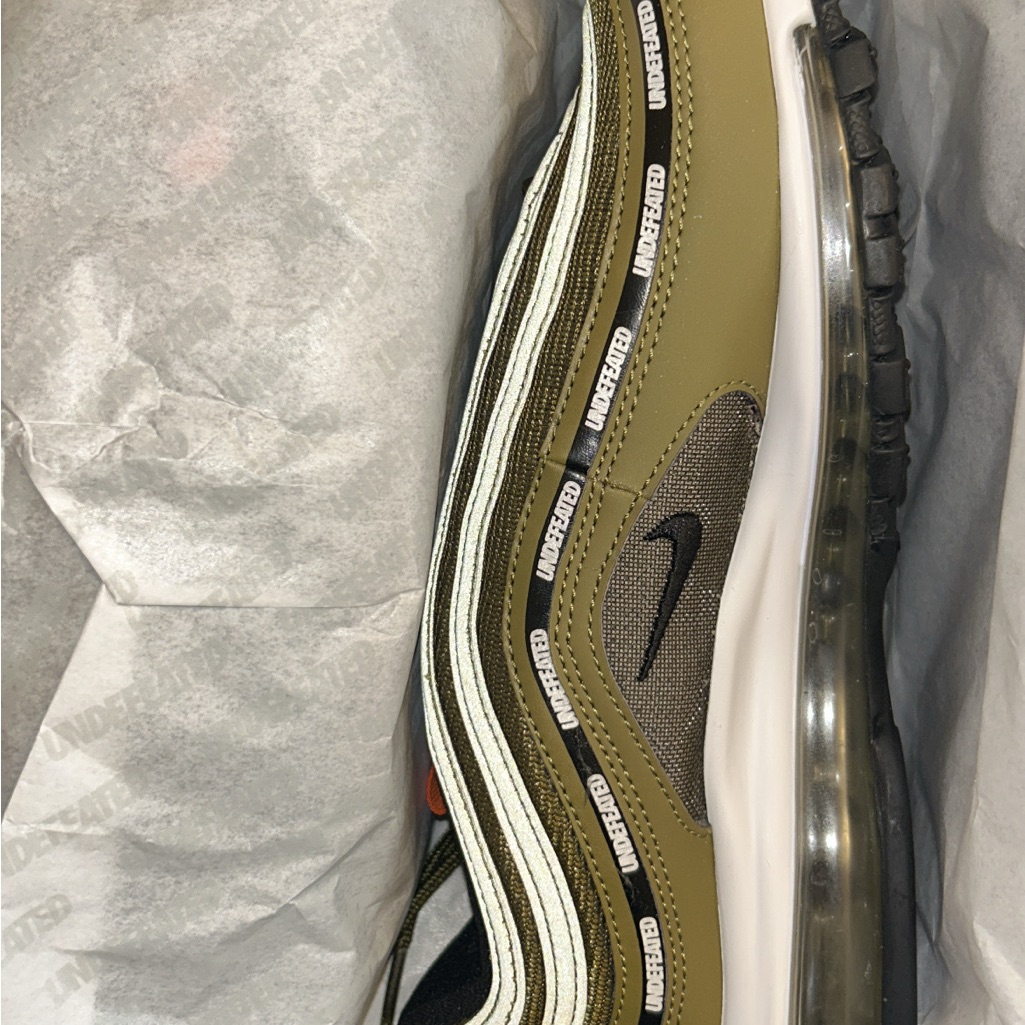 Nike Shoes | Undefeated X Nike Air Max 97 "Militia Green" Size 9.5 Ds | Color: Green/White | Size: 9.5