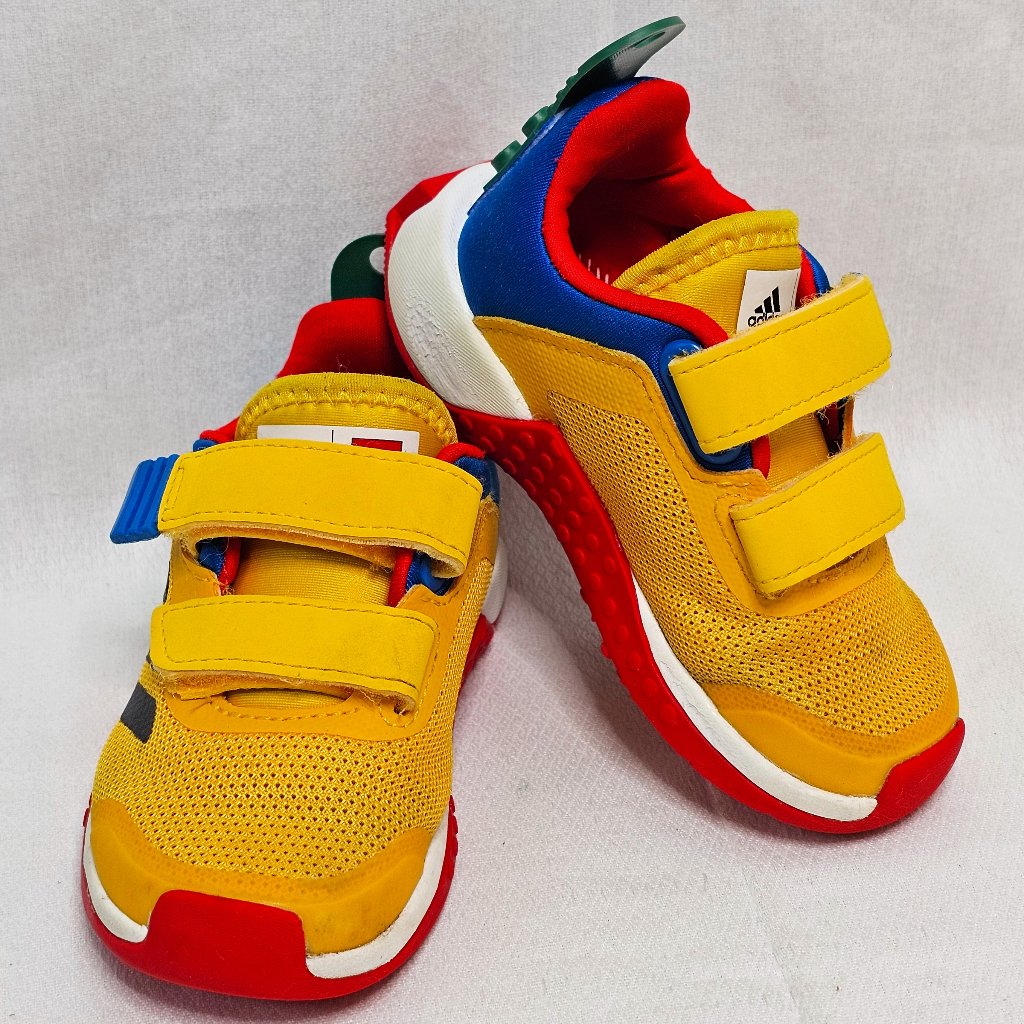 Adidas Shoes | Adidas X Lego Dna Fy8441 Sport Shoes Sneakers Yellow Multicolor Kids Size 6k | Color: Red/Yellow | Size: 6k