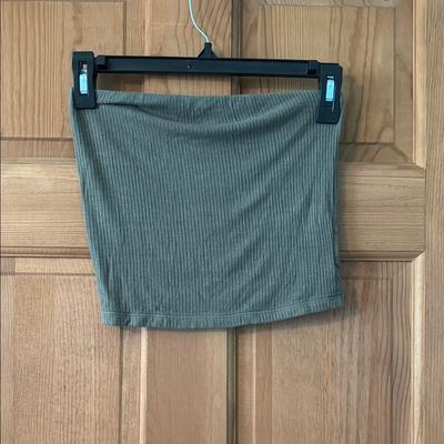 American Eagle Outfitters Tops | American Eagle Extra Small Xs Olive Green Ribbed Women's Tub Top Soft & Sexy | Color: Green | Size: Xs