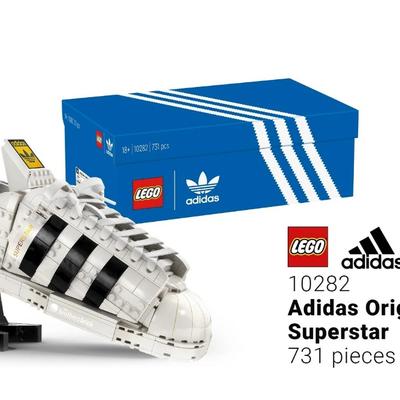 Adidas Other | Adidas Lego Superstar Building Set - Black And White | Color: Black/White | Size: Os