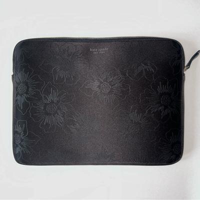 Kate Spade Tablets & Accessories | Kate Spade Black Floral Laptop Case | Color: Black | Size: Os