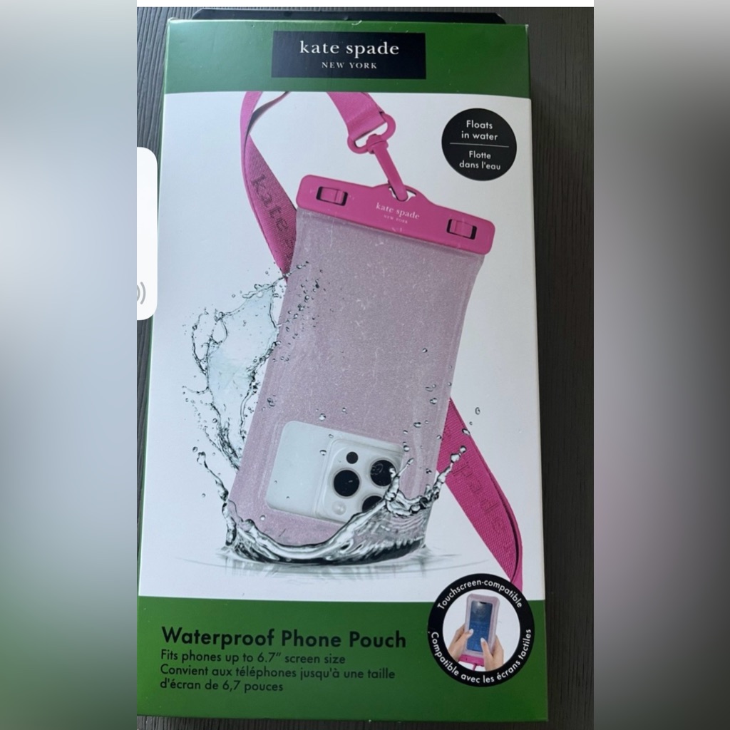 Kate Spade Cell Phones & Accessories | Kate Spade Pink Smartphone Case With Waterproof Design | Color: Pink | Size: Os