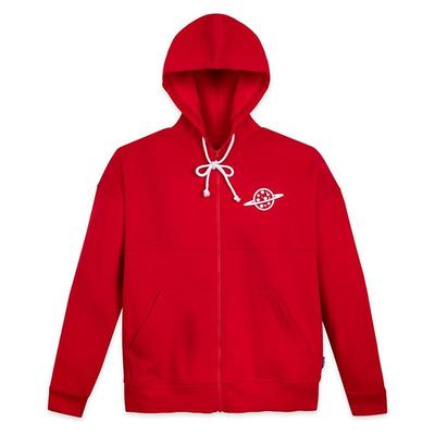 Disney Shirts | Disney Parks Toy Story Pizza Planet 2022 Full Zip Sweatshirt Rare Xl | Color: Red/White | Size: Xl