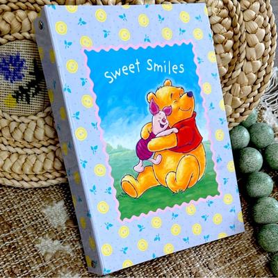 Disney Storage & Organization | Vintage Hallmark Winnie The Pooh 4x6 Photo Album Holds 100 Photos | Color: Red/Yellow | Size: Os