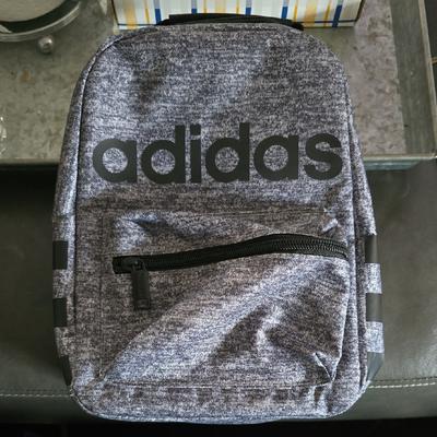 Adidas Other | Adidas Heathered Black Cooler/Lunch Bag | Color: Black/Gray | Size: Os