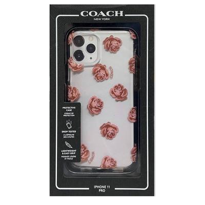 Coach Cell Phones & Accessories | Coach Protective Case For Iphone 11 Pro (Clear/Pink/Glitter) Nib | Color: Pink | Size: Os