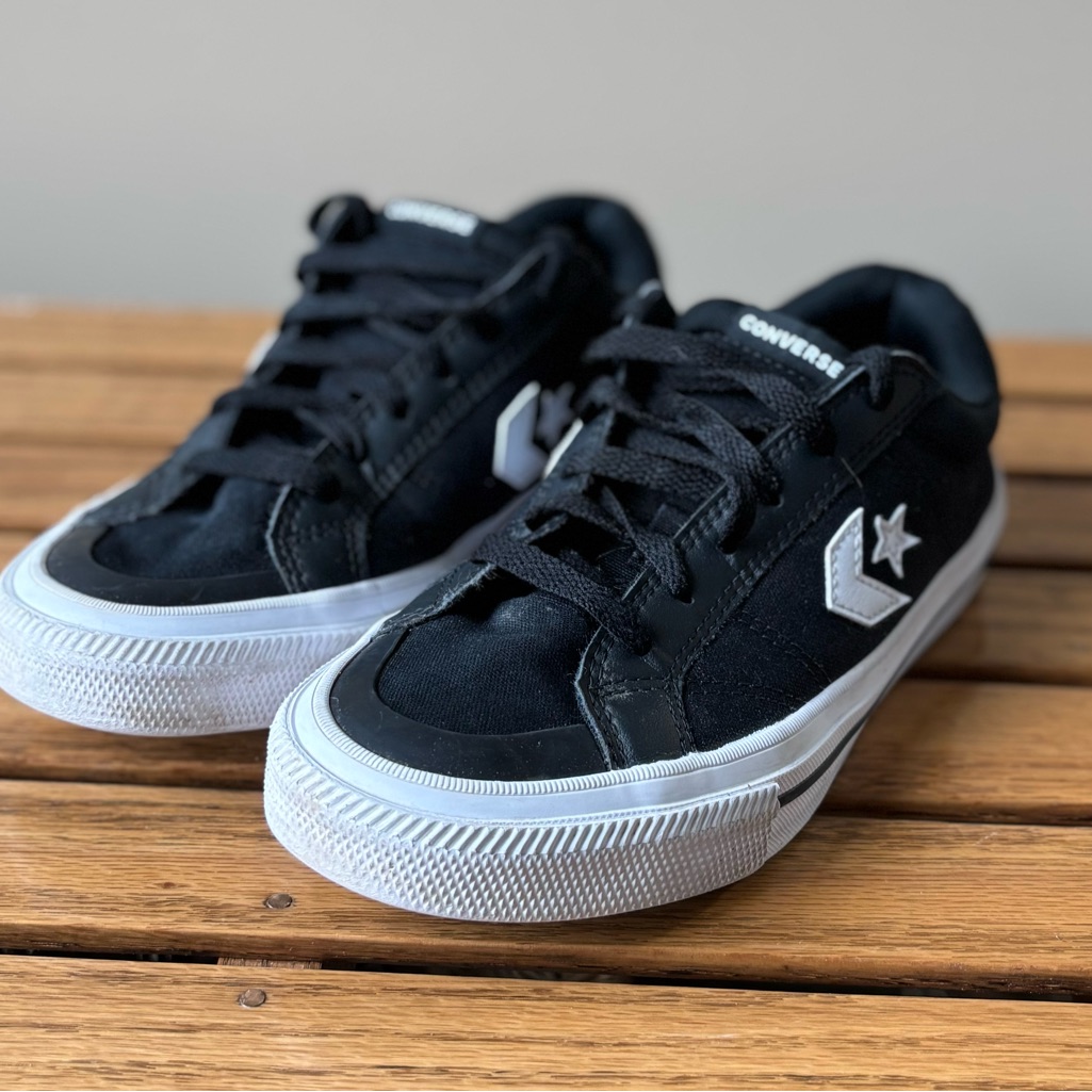 Converse Shoes | Converse Sport Casual Ox Sneakers Shoes A10547f Black White Mens 6 Women’s 7.5 | Color: Black/White | Size: 7.5