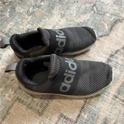 Adidas Shoes | Adidas Kids Black Slip-On Shoes | Color: Black | Size: 2b