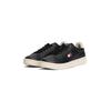 Plateausneaker TOMMY JEANS "ARCHIVE' 98", Damen, Gr. 41, schwarz-weiß (schwarz, weiß), Nappaleder, Textil, sportlich, Schuhe, Freizeitschuh, Halbschuh, Schnürschuh, mit Logoaufnäher an der Zunge