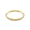 Armreif SWAROVSKI "Schmuck Geschenk Sublima Armreif" Gr. L, gelb (gelbgoldfarben, goldfarben, goldfarben), Armbänder, Damen, L, Metall, mit Swarovski Kristall