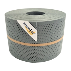 zaun|zu® Sichtschutz Polyal ECO Gelocht 20 Prozent Streifen Salbei 50m Image