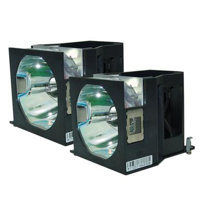 Jaspertronics™ Lamp & Housing TwinPack for the Panasonic TH-D7700-K Projector w Original Ushio Lamp Inside - 1 Year Warranty