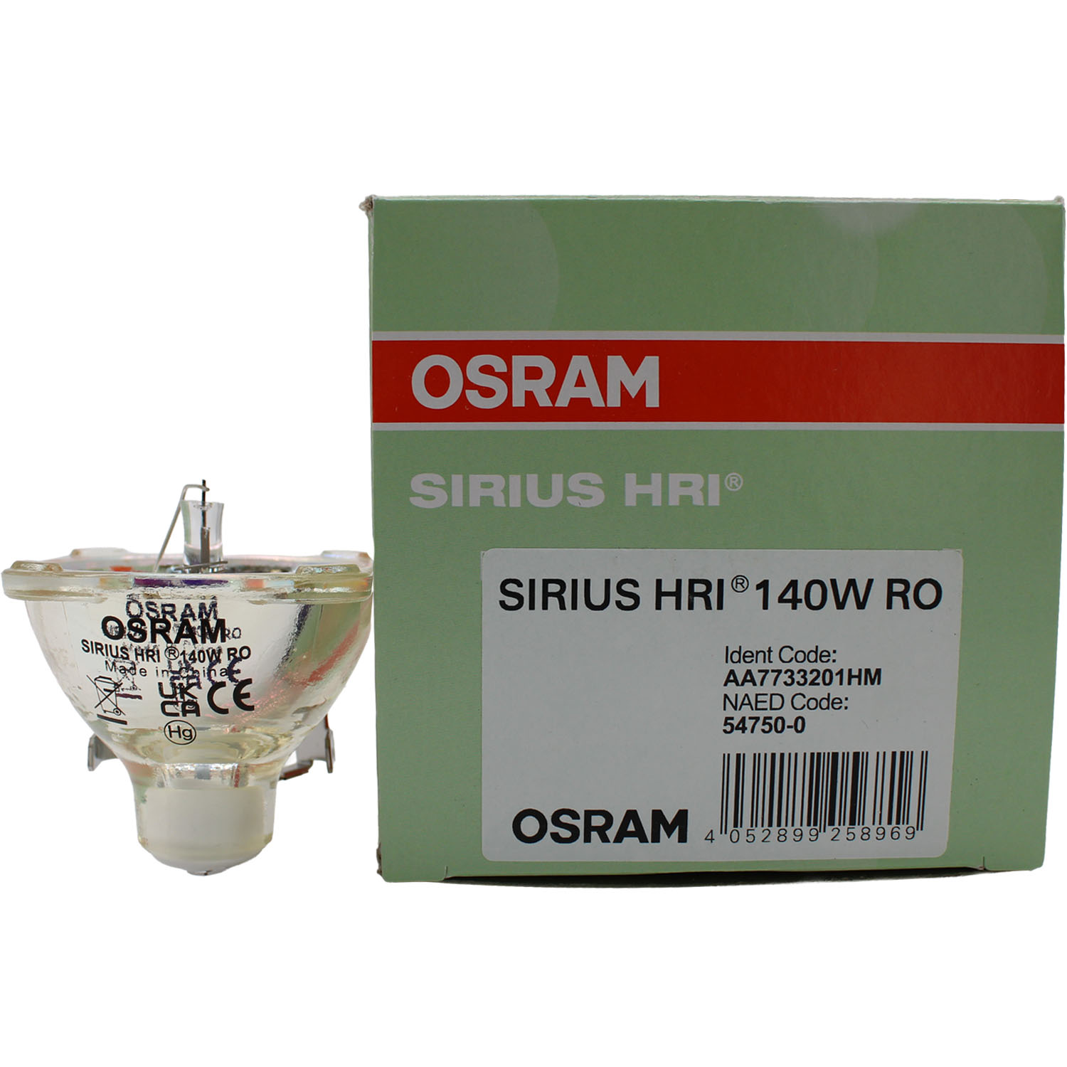 Osram Sirius HRI 140 W RO Moving Head Light Discharge Lamp - 54750 140W
