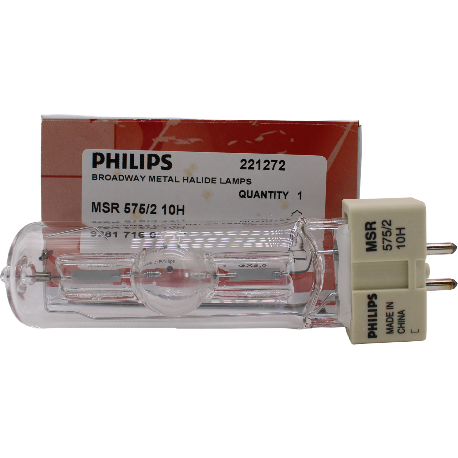 MSR 575/2 Studio Due Hercules 600M 575 Watts Studio/Disco Lamp