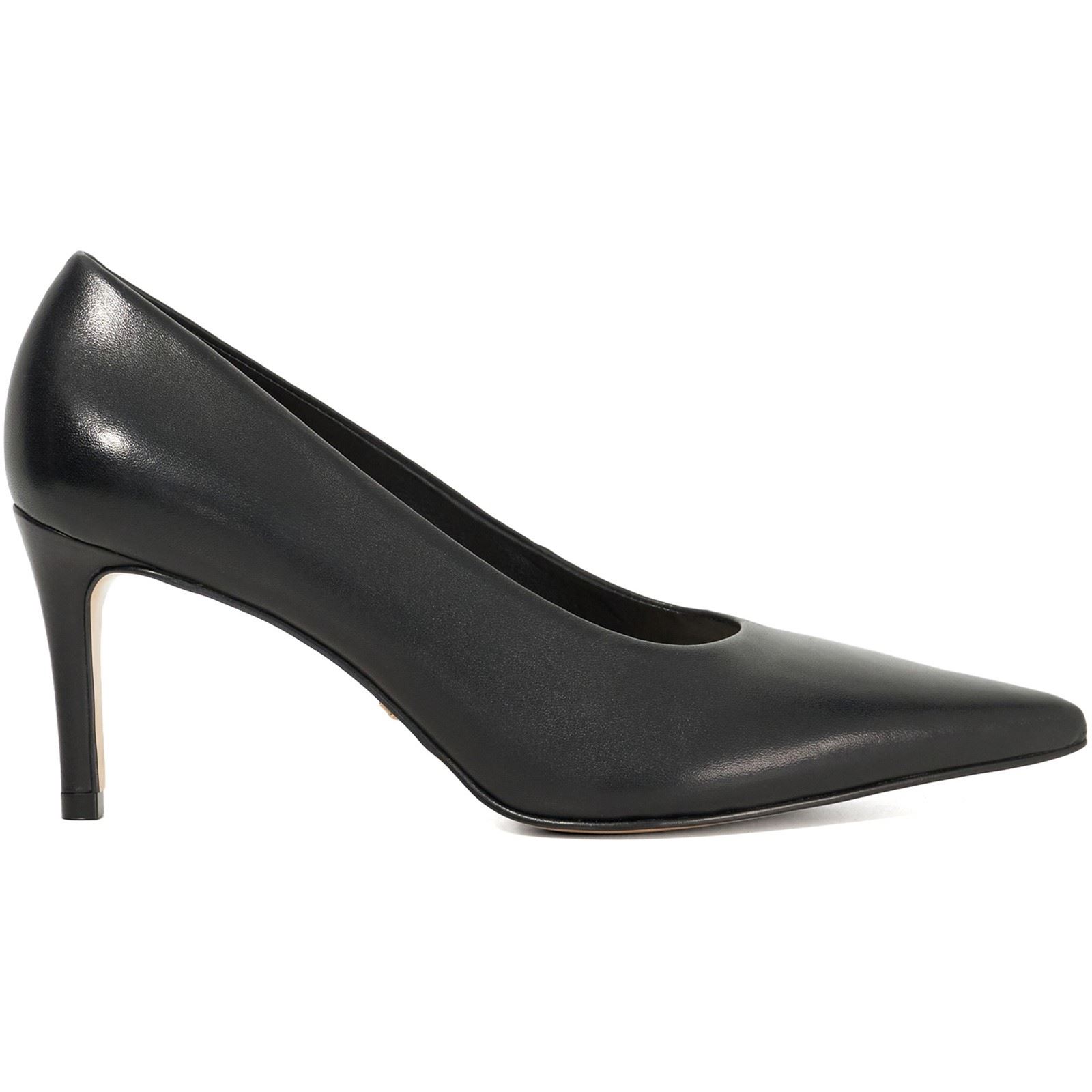 Dune Aspirierende Leder Damen Schwarze Schuhe