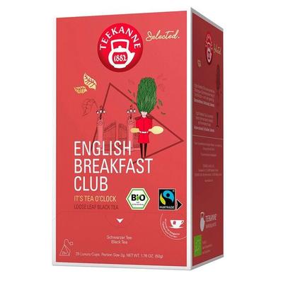 TEEKANNE Bio-Tee »Bio Luxury Cup English Breakfast Club« 25 Portionen Image