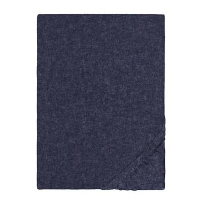 biberna Spannbetttuch Melange uni marine, 1x 180x200 cm - 200x200 cm Image