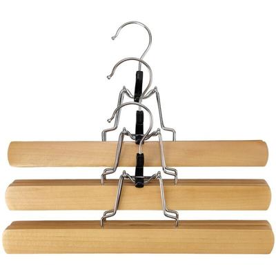 Trendline - Hosenklemmbügel 3er Pack Holz natur Image