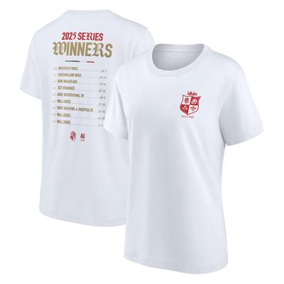 British & Irish Lions 2025 Champions Fixtures Grafik-T-Shirt – Damen – Weiß Image