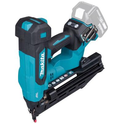 Akku-Stauchkopfnagler 16ga, 20 ° gewinkelt, 32-64 mm, DBN610Z, incl. Zubehör, Karton - Makita Image