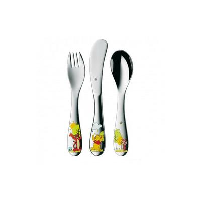 WMF Kinderbesteck mini Winnie the Pooh 3-teilig Inhalt: 1x Lffel, 1x Gabel, 1x Messer (12.8351.6040) Image