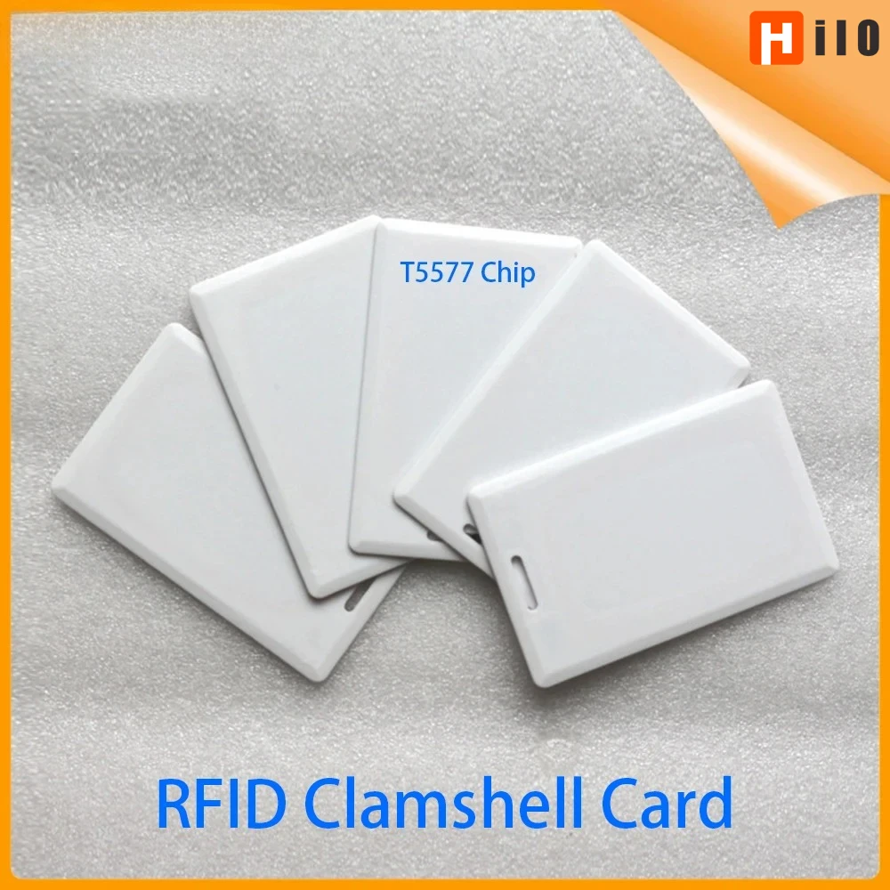 Hilo RFID T5577 Blankokarte, Chipkarten, 125 kHz, Kopieren, wiederbeschreibbar, beschreibbar, wiederbeschreibbar, Duplikat, 125 kHz, RFID T5577, beschreibbar, dick Image