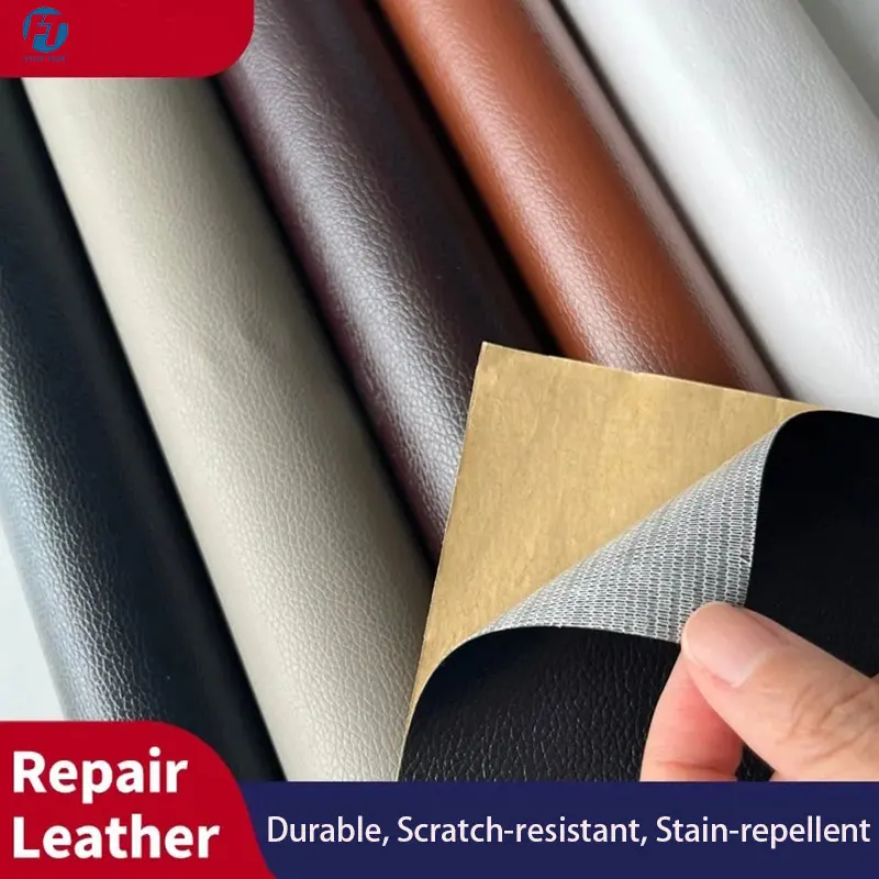 Reparatur-Patch, selbstklebendes Leder für Sofa, Möbel, Tisch, Stuhl, Aufkleber, Sitztasche, Schuh, Bett, Fix, Ausbesserung, PU-Kunstleder, Haut