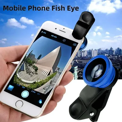 3 in1 Fisheye Phone Lens 0.67X Wide Angle Zoom Fish Eye Macro Lenses Camera Kits With Clip Lens Kits On The Phone for Smartphone