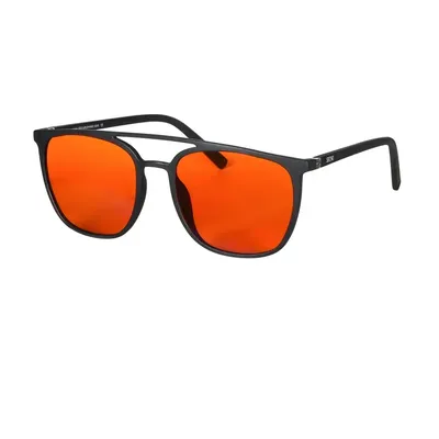 SHINU Men Glasses Blue Light Blocking Computer Glasses Orange Clear Lenses Computer Glasses Anti Blue Light For Men 0 Diopter