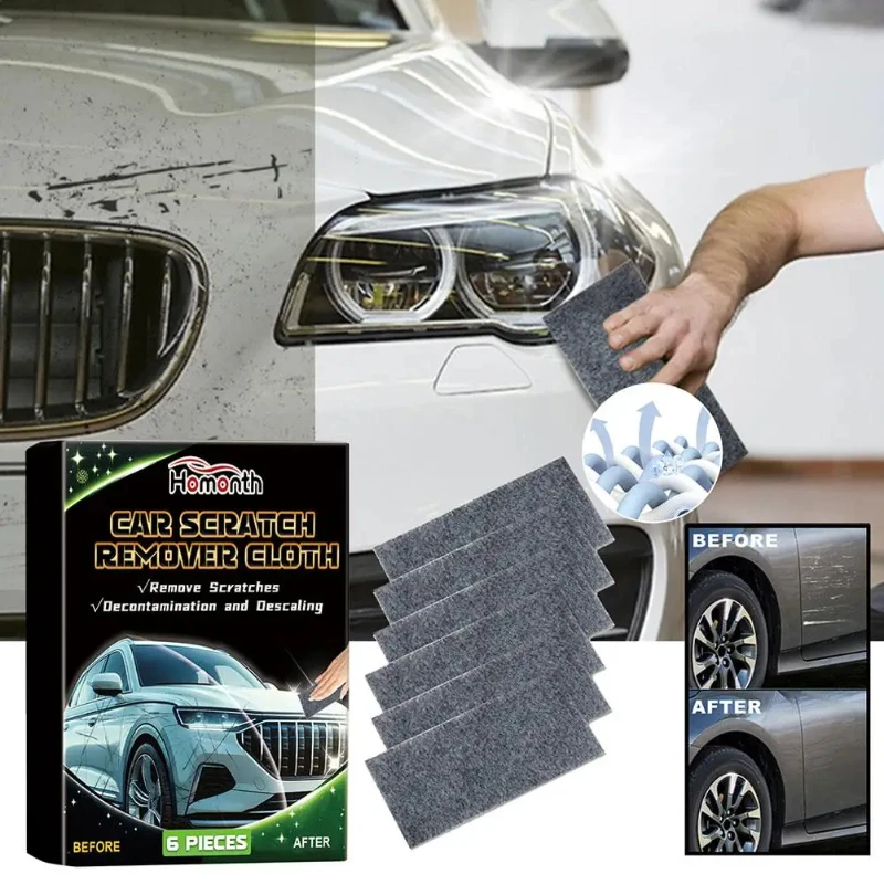 Nano Sparkle Anti-Scratch Tuch Für Auto Universal Metall Oberfläche Instant Polieren Tuch Smart Auto Oberfläche Kratzer Reparatur Re k8I9 Image