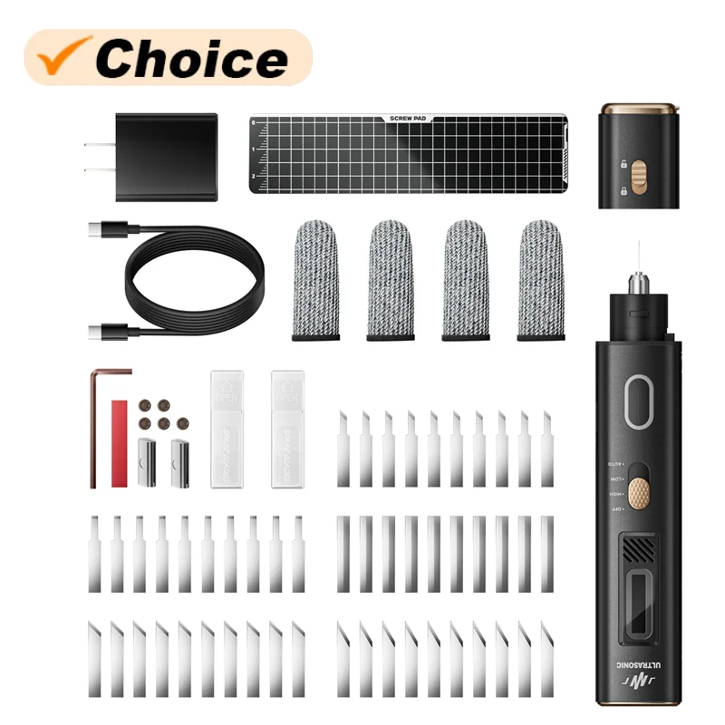 JAKEMY JM-Y10 PRO 2-in-1 leistungsstarker Ultraschallschneider für die Reparatur von Mobiltelefonen, DIY-Elektrostichel, Handhel-Ultraschallschneidemesser Image