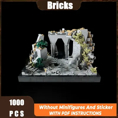 Neue MOC Gebäude Block Modell Ring Film Wetter Top Werbung Modulare kinder Spielzeug Geschenk DIY Montage Set Image
