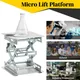 Supporto da laboratorio in acciaio inossidabile Piattaforma jack Supporto da laboratorio Tavolo o banco per router Lavorazione del legno Gamma di altezza di sollevamento espandibile