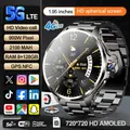 5G/4G Astuto Della Vigilanza 720*720 AMOLED 1.95 pollici HD 900W Macchina Fotografica 8GB + 128GB di RAM 1990mAh Orologio GPS WIFI Google APP Smartwatch Android 9.0