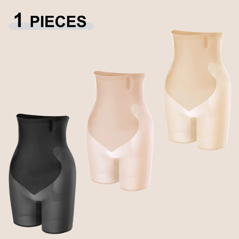 Damen-Shapewear mit hoher Taille, Bauchkontrolle, Po-Lifter, Trainer-Höschen, hochwertig, elastisch, Übergröße, schlankmachender Body Shaper, S-3XL Image