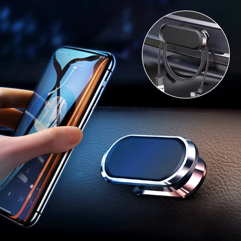 360 ° Support de téléphone magnétique rotatif pour voiture, sortie d'air, Support GPS, aimant puissant, Support de Smartphone dans la voiture pour iPhone 16 15 Samsung