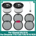 Compatibile con Dreame T10 / T20 / T20 Pro / T30 / T30 Neo / R10 / R10 Pro / R20, Xiaomi G9 / G10 Parti di ricambio Filtro Pre e Post