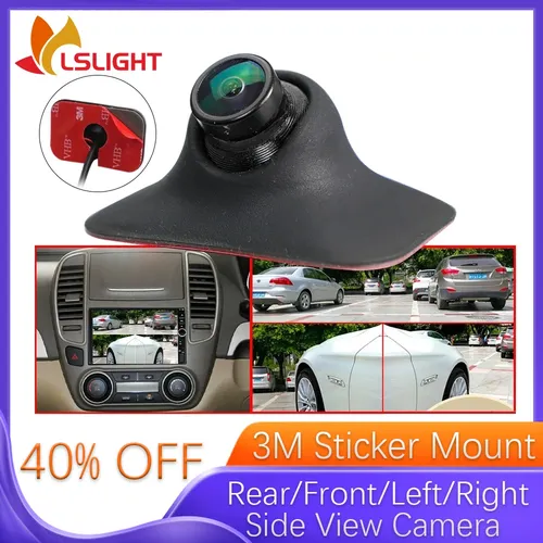 Caméra de Vision nocturne AHD HD, vue latérale avant arrière gauche droite, miroir de recul, accessoires électroniques automobiles universels
