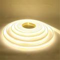 Striscia LED COB da 1 m, 2 m e 5 m, 220 V, 288 LED/m, lampada flessibile impermeabile, 3000 K, 4000 K, 6000 K, decorazioni per interni ed esterni di alta qualità