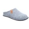 Pantoffel ROHDE "LUCCA", Damen, Gr. 41, blau (hellblau), Filz, meliert, klassisch, Schuhe, Clog, Hausschuh, Homeslipper in melierter Optik