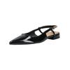 Ballerina HÖGL "Högl Ballerinas Leder", Damen, Gr. 40, schwarz, Leder, casual, Schuhe