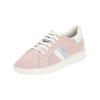 Sneaker GEOX "Geox Sneaker Veloursleder/Synthetik", Damen, Gr. 37, rosa (rosa, weiß), Veloursleder, Synthetik, casual, Schuhe