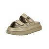 Pantolette STEVE MADDEN "STEVE MADDEN Pantoletten Lederimitat", Damen, Gr. 37, grün (olive), Lederimitat, casual, Schuhe