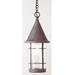 Arroyo Craftsman Valencia 1-Light Outdoor Pendant Glass in Gray | 17.38 H x 7.25 W x 7.25 D in | Wayfair VH-7M-P