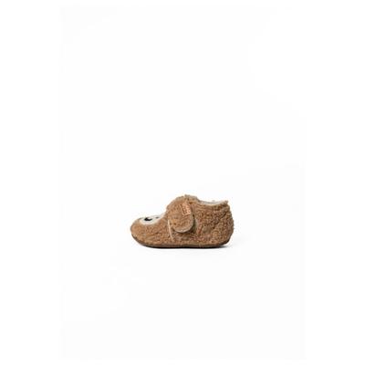 Living Kitzbühel - Kid's Smiley Plüsch-Klettschuh - Hausschuhe 23 | EU 23 camel Image