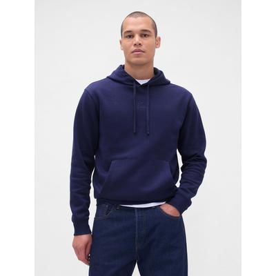 Gap Blue Relaxed Mini-Logo Hoodie