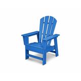 POLYWOOD® South Beach Adirondack Chair Plastic in Blue | 31.5 H x 21.5 W x 23 D in | Wayfair SBD12PB