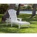 POLYWOOD® South Beach Chaise Plastic in Green | 38.75 H x 26.5 W x 75.5 D in | Outdoor Furniture | Wayfair SBC76GR