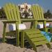 POLYWOOD® South Beach Casual Chair in Green | 42.5 H x 26.5 W x 29 D in | Wayfair SBD16GR